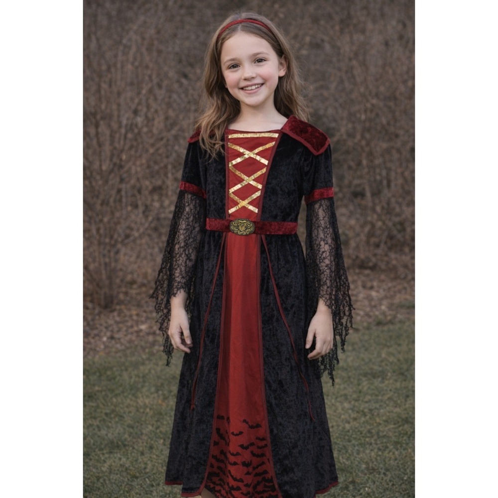 size youth 10-12 Royal Vampire Costume Gothic Victorian Vampiress Queen
